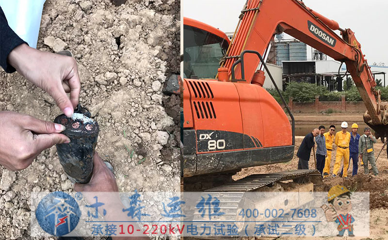 木森运维在华润电力公司电缆故障检测