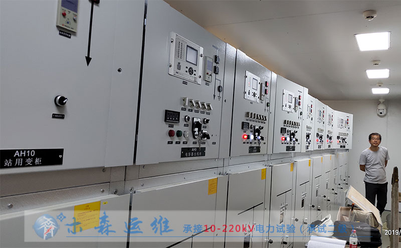 武汉10kV母线交流耐压试验现场