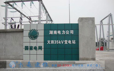 湖南电力公司35kV变电站三相过电压保护器测试现场