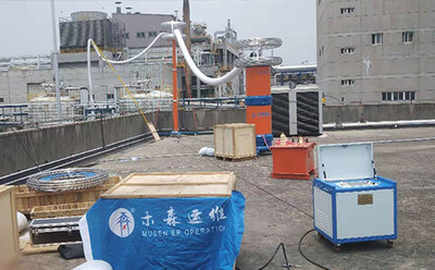 抗2019连续高温木森运维220kVGIS交接试验中