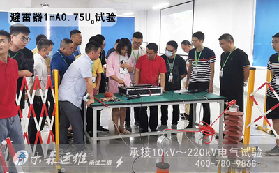 往期电力试验培训避雷器特性试验