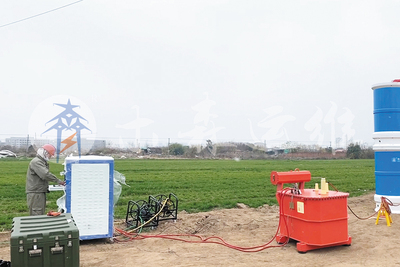 湖北荆门-220kV1200mm²-3.5km电缆交流耐压试验