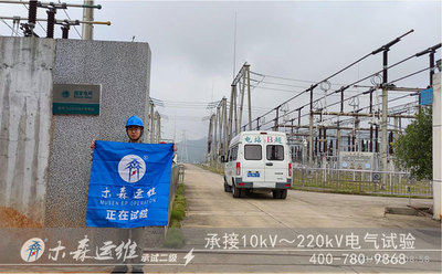 国网飞山110kV电缆局部放电测试项目